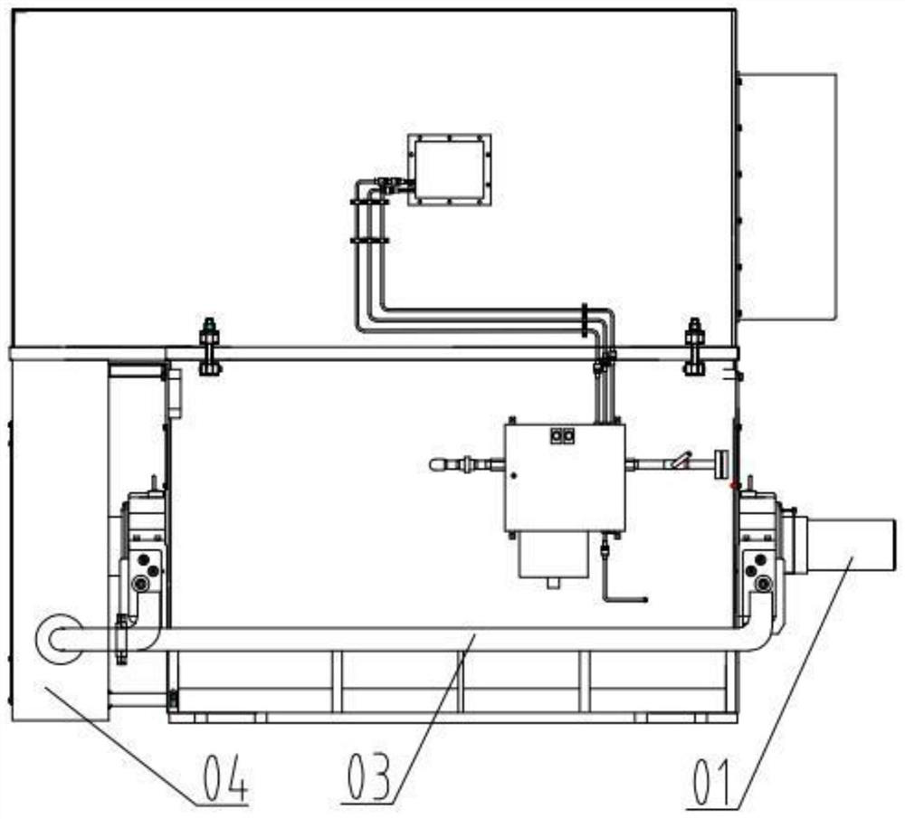 Detachable bearing cooling device