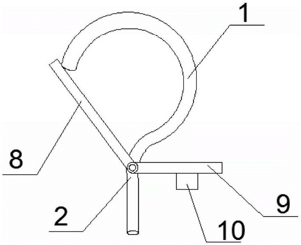 Cloths hanger exposed to sun