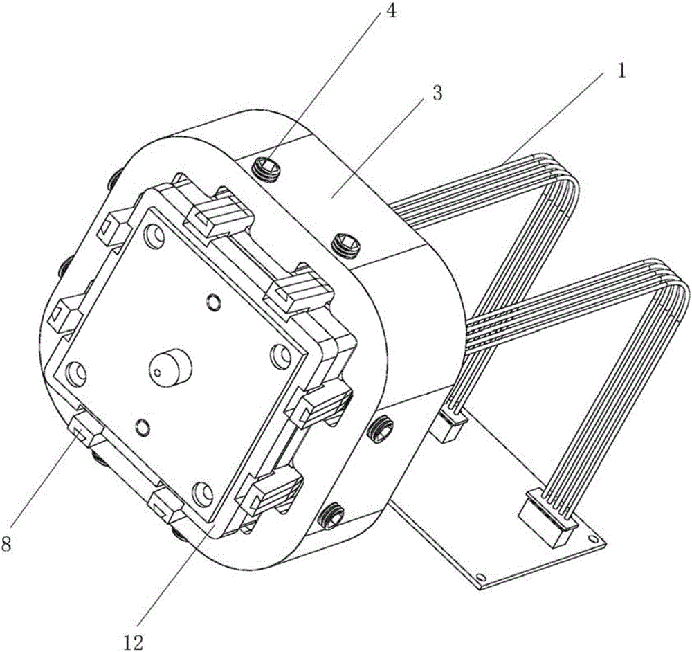 A magnetic isolation structure of an assembly manipulator of a magnet automatic assembly machine