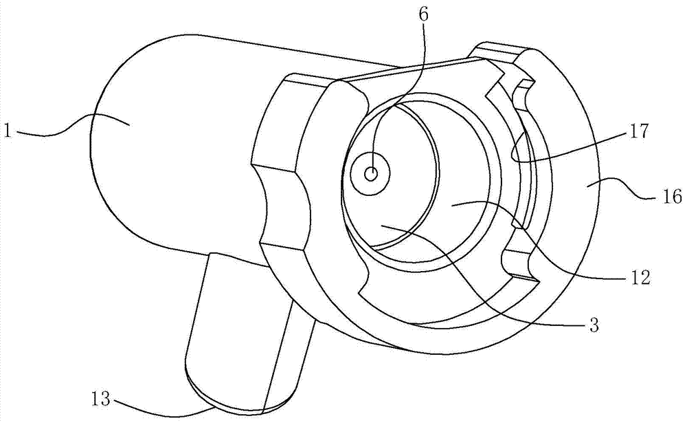 Anti-negative-pressure water nozzle