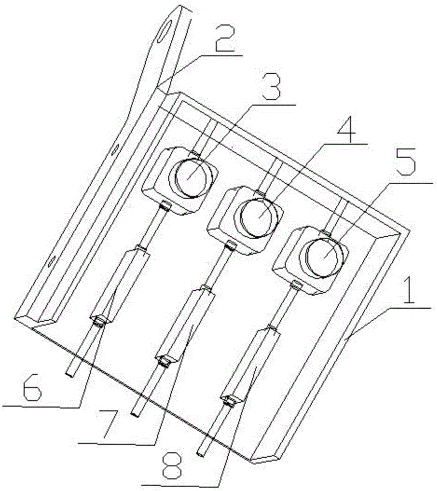 A purely pneumatic folding-in device for short raw edges of a shuttleless loom