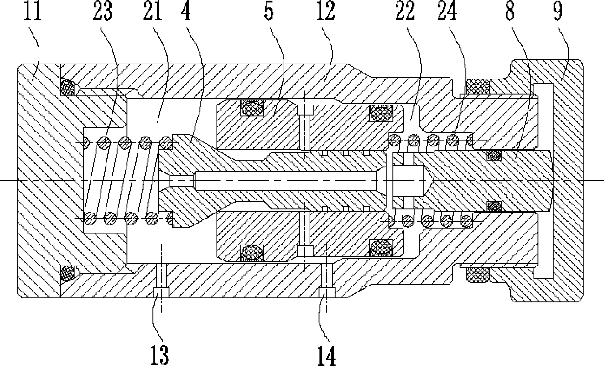 Adjustable hydraulic pilot opening mechanism