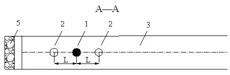 Method for extracting gas in low air permeability coal layer by pulse fracture anti-reflection