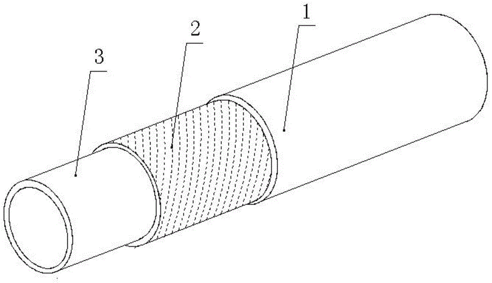 Three-layer composite liquid crystal polymer enhanced pipe