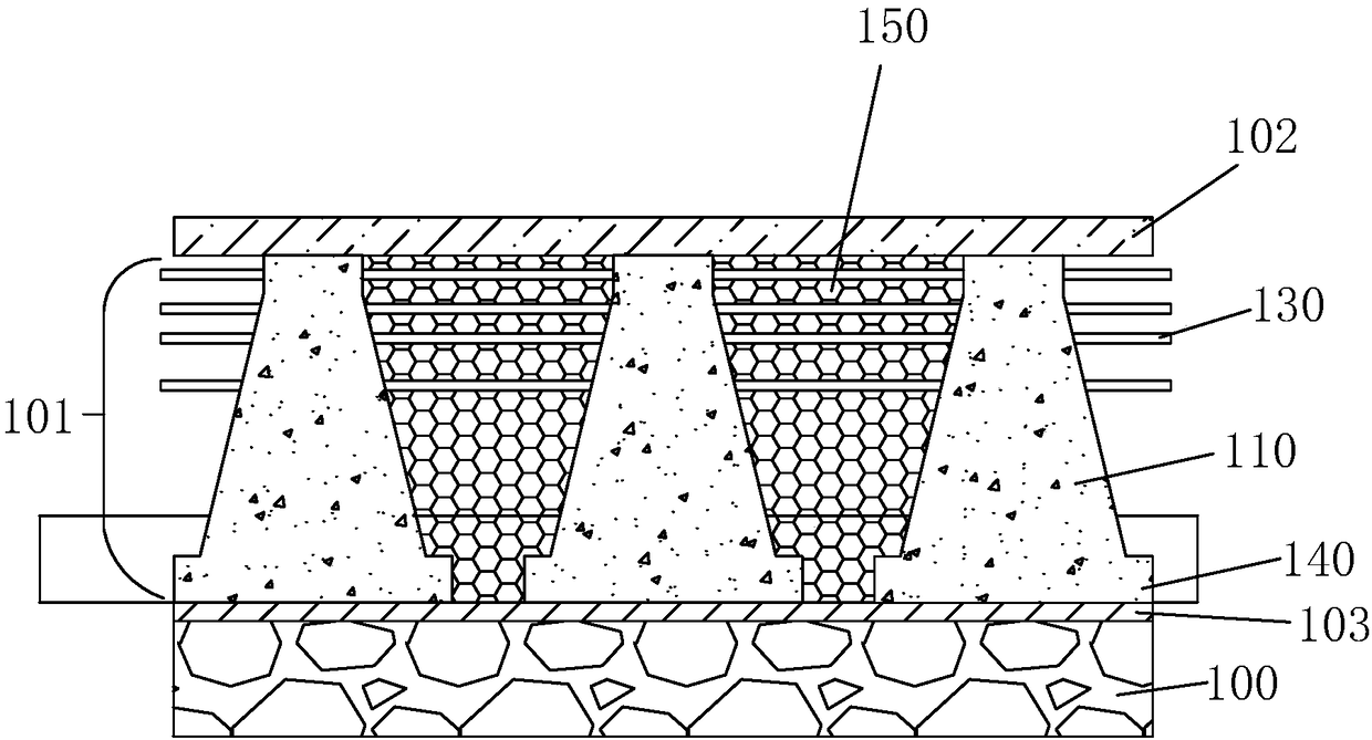 Construction method of porous pavement