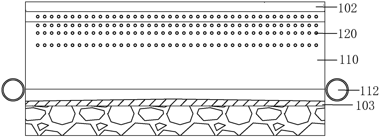 Construction method of porous pavement