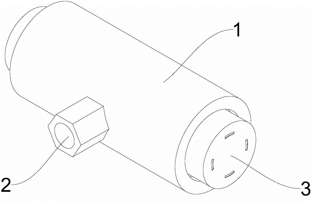 Lithium battery shell leakage detection device