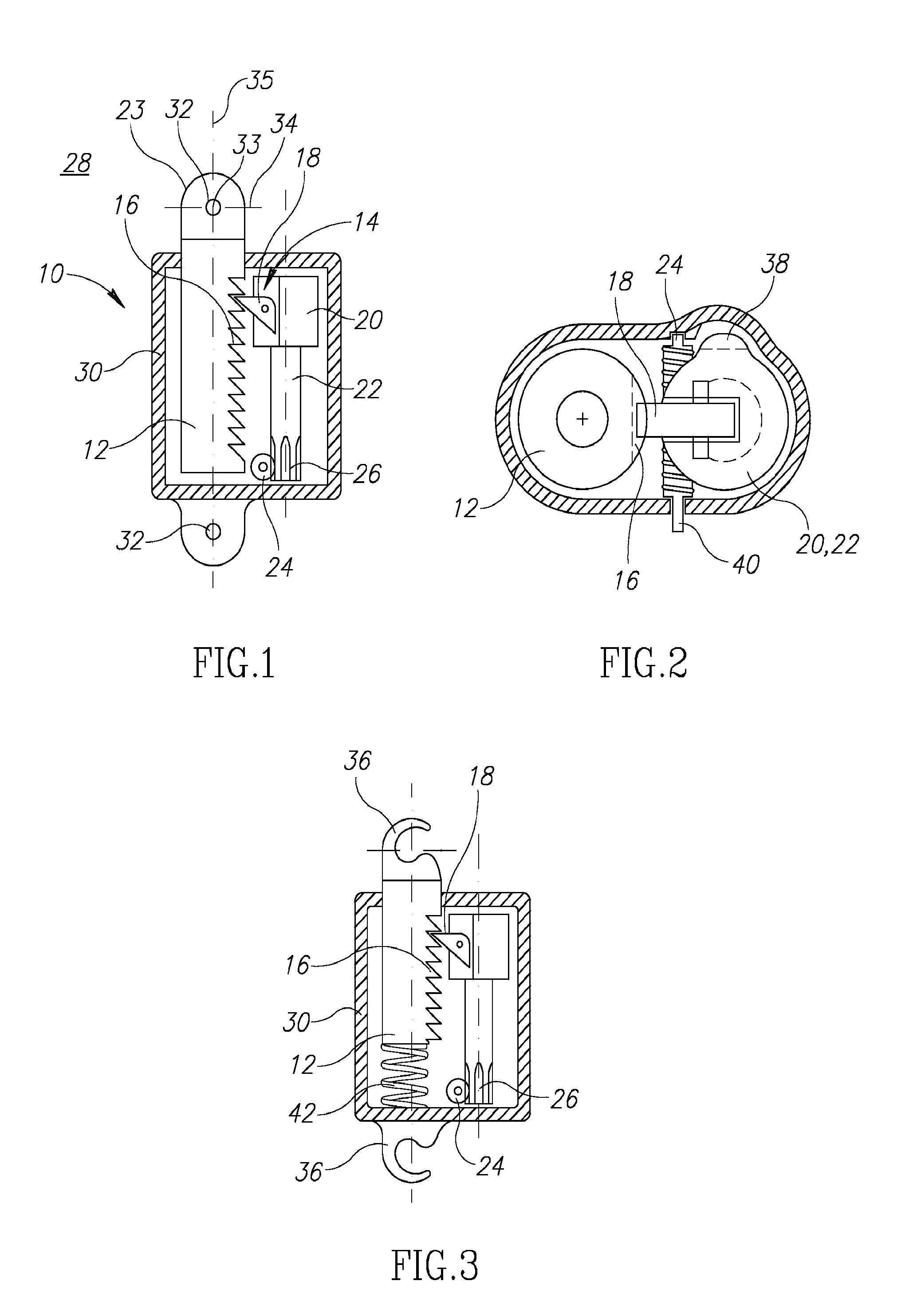 Ratcheted spinal device