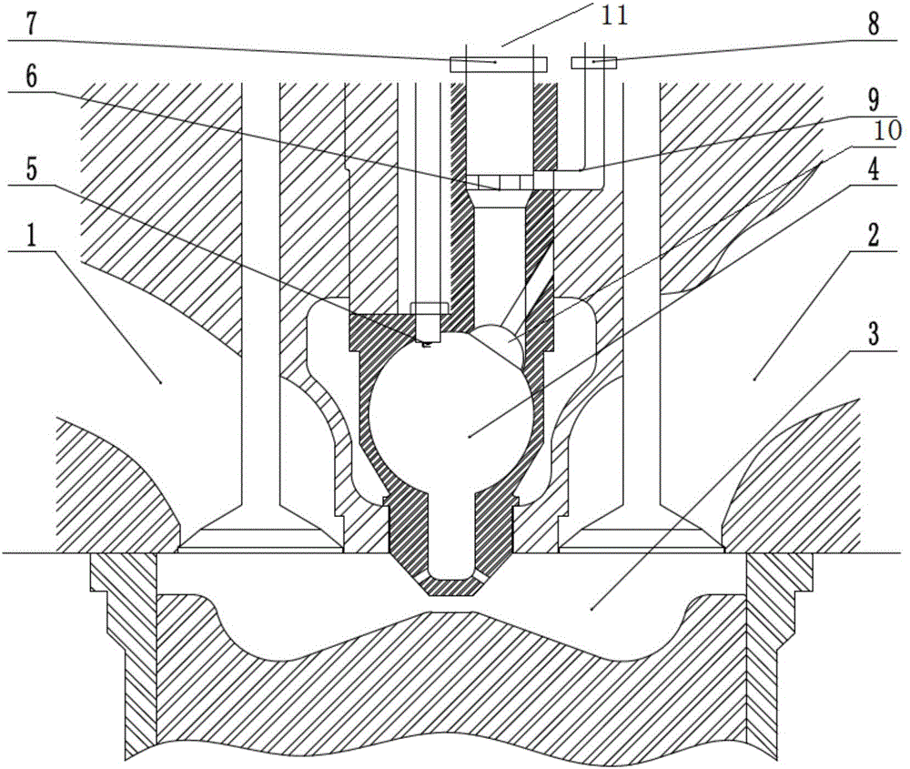 Air-assisted gas ejector and combustion system and method for large-cylinder-diameter gas engine pre-combustion chamber