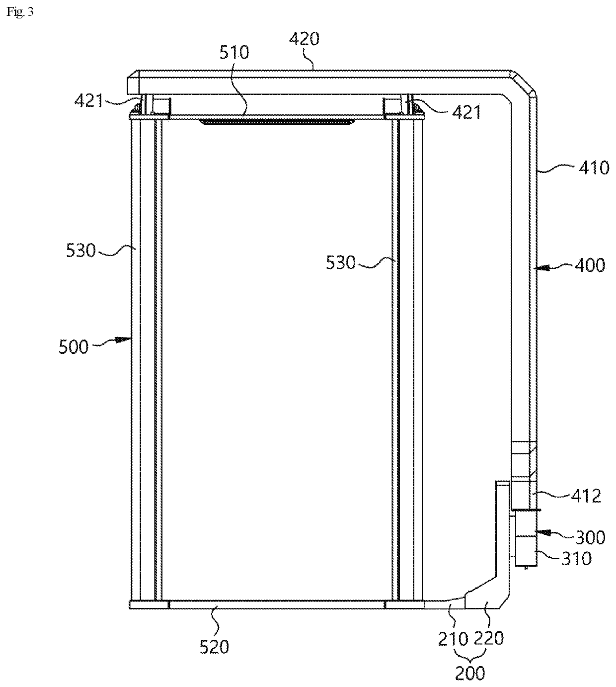 Hygiene management device for entrance hall