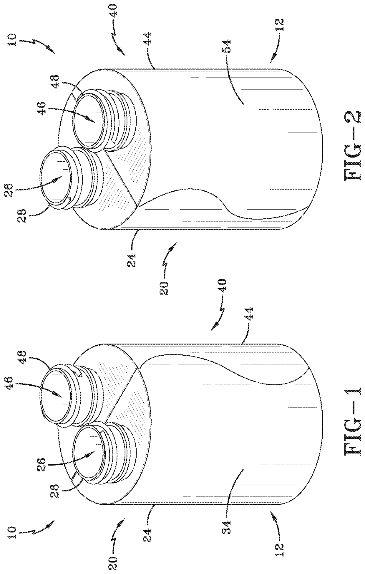 Separable container