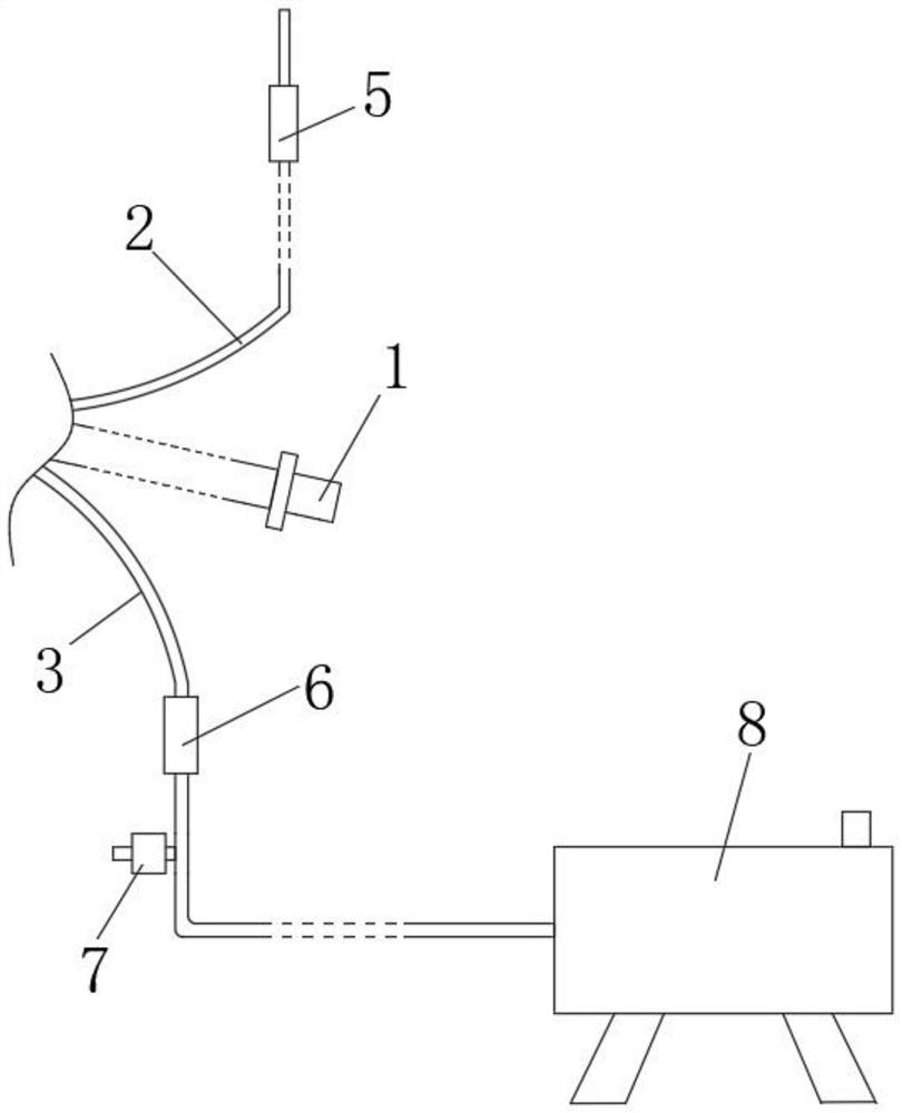 Air bag pressure management device used in invasive positive pressure ventilation operation