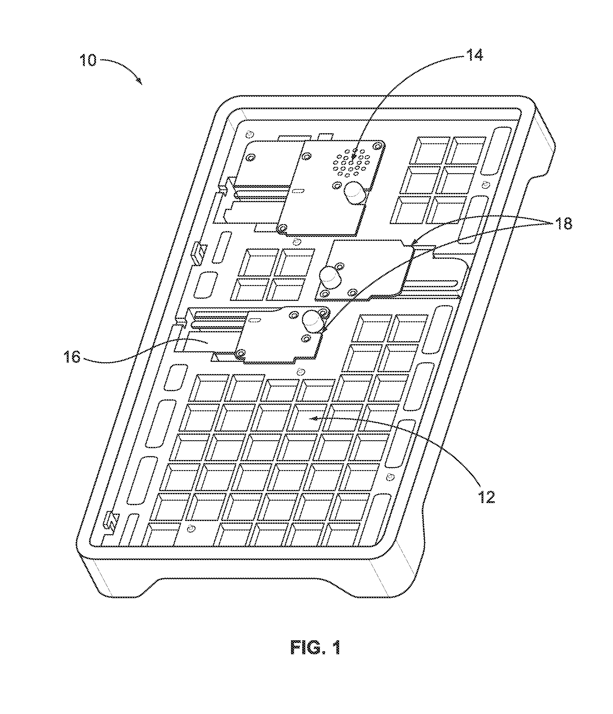 Base frame for game using an electric probe in adaptable configurations