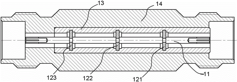 A very high frequency coaxial connector