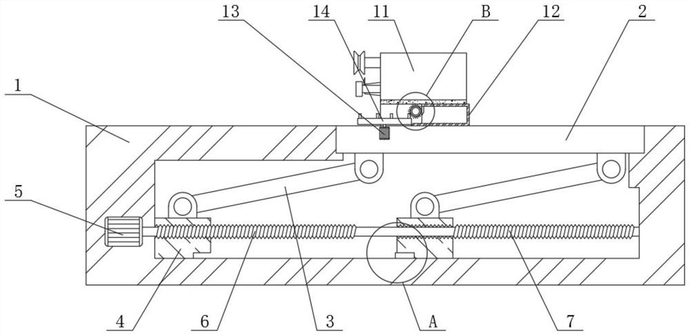 Cap processing trimming device convenient for angle adjustment