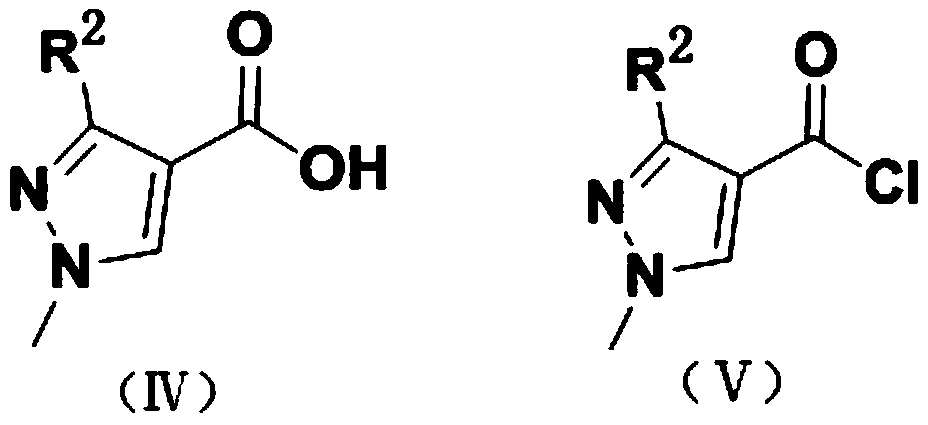 (1H-pyrazole-4-carboxamido) ethyl benzoate compound as well as preparation method and application thereof