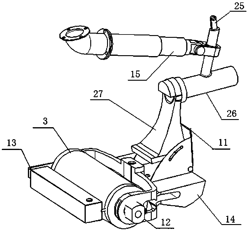 Storage tank top plate intelligent detection device and detection method thereof