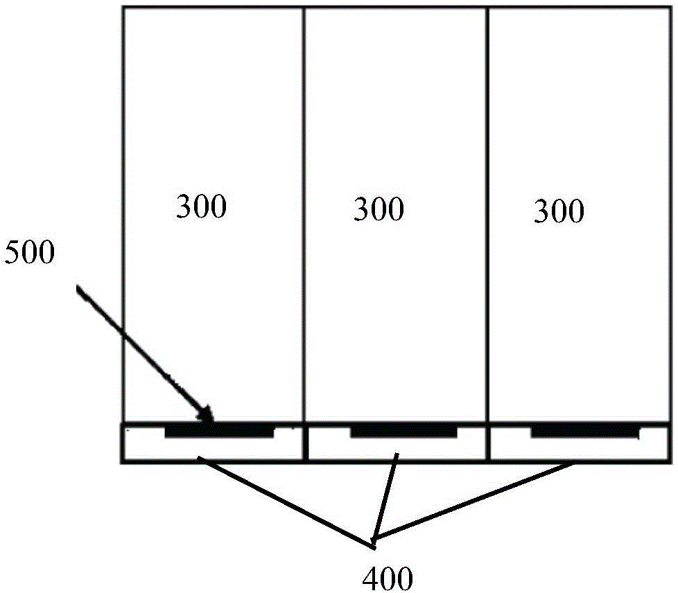 Array crystal module and machining method thereof