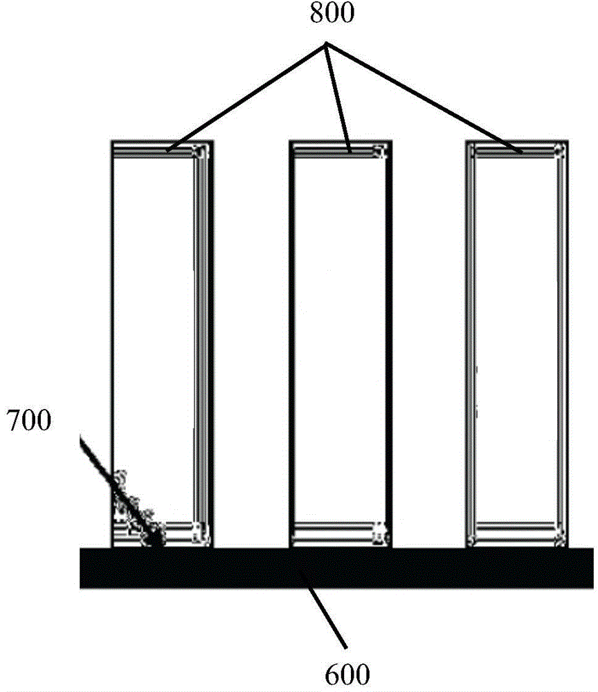 Array crystal module and machining method thereof