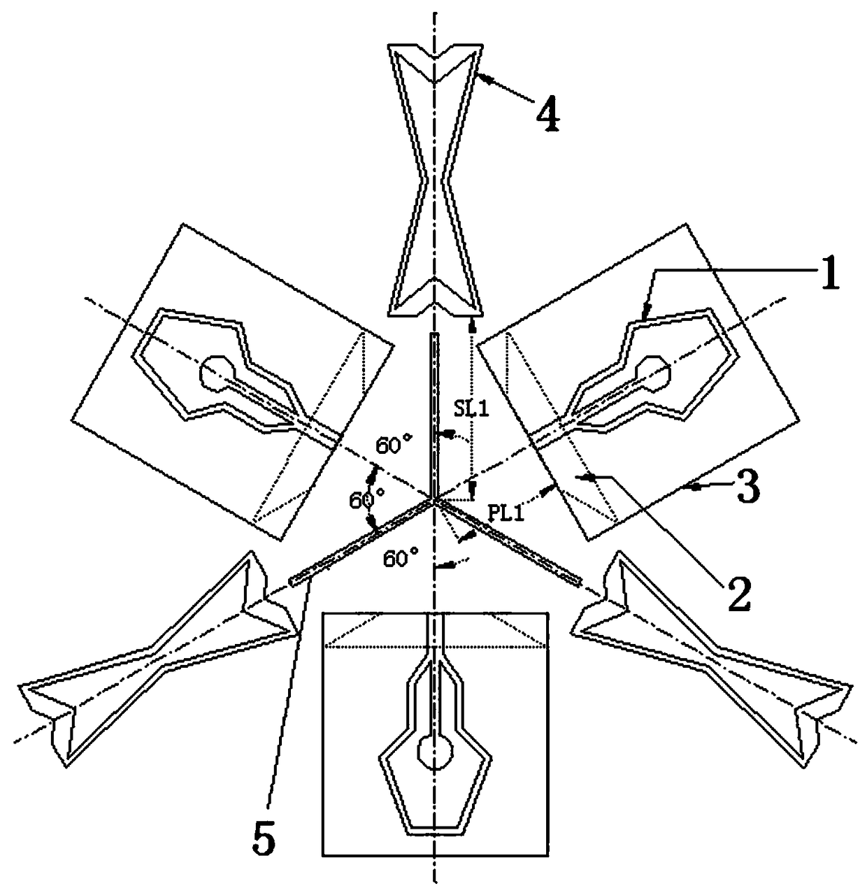 Multi-frequency high-isolation MIMO antenna