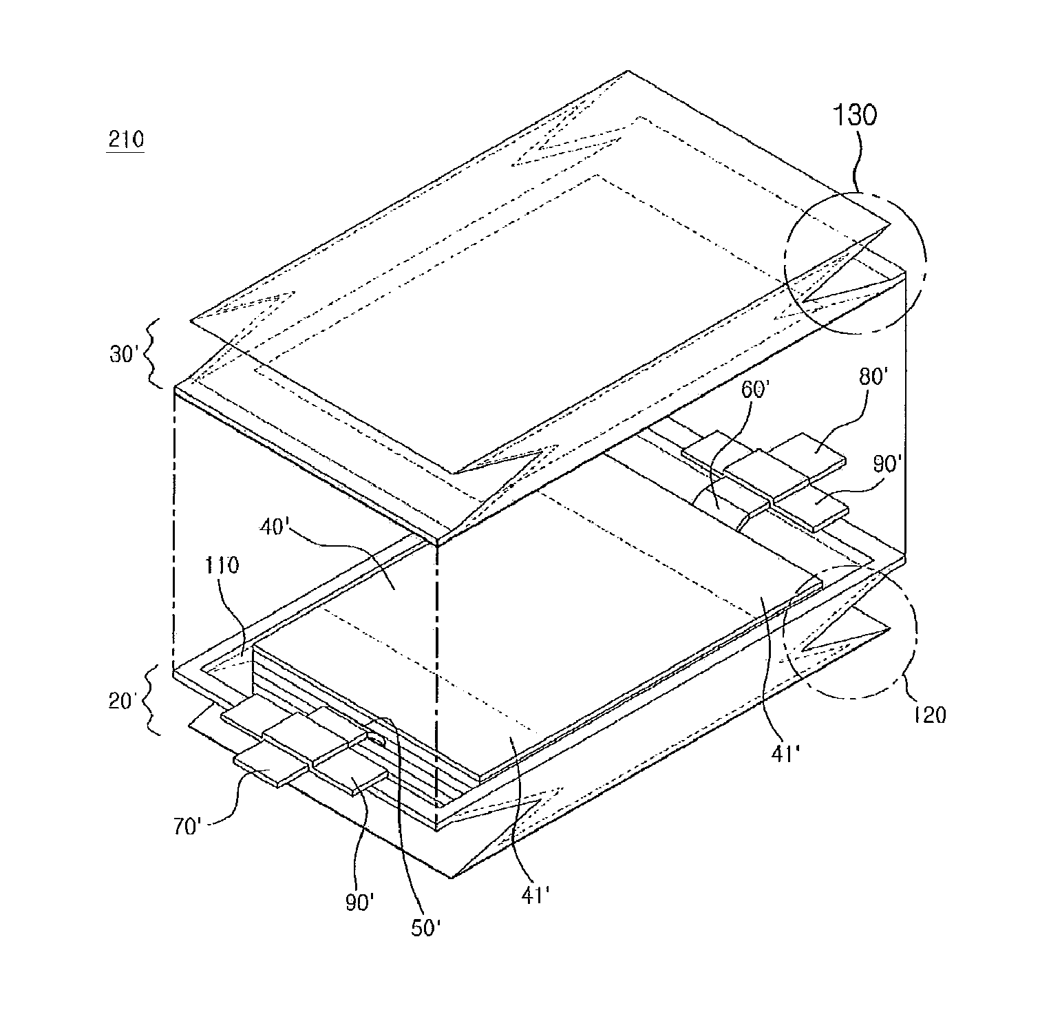 Pouch having improved safety, pouch-type secondary battery including the same, and medium-to-large battery pack