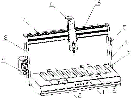 Intelligent fuse glue sealing machine of environment-friendly firework