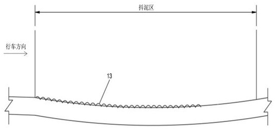 A method for automatic flushing control of non-stop motor vehicles in road traffic