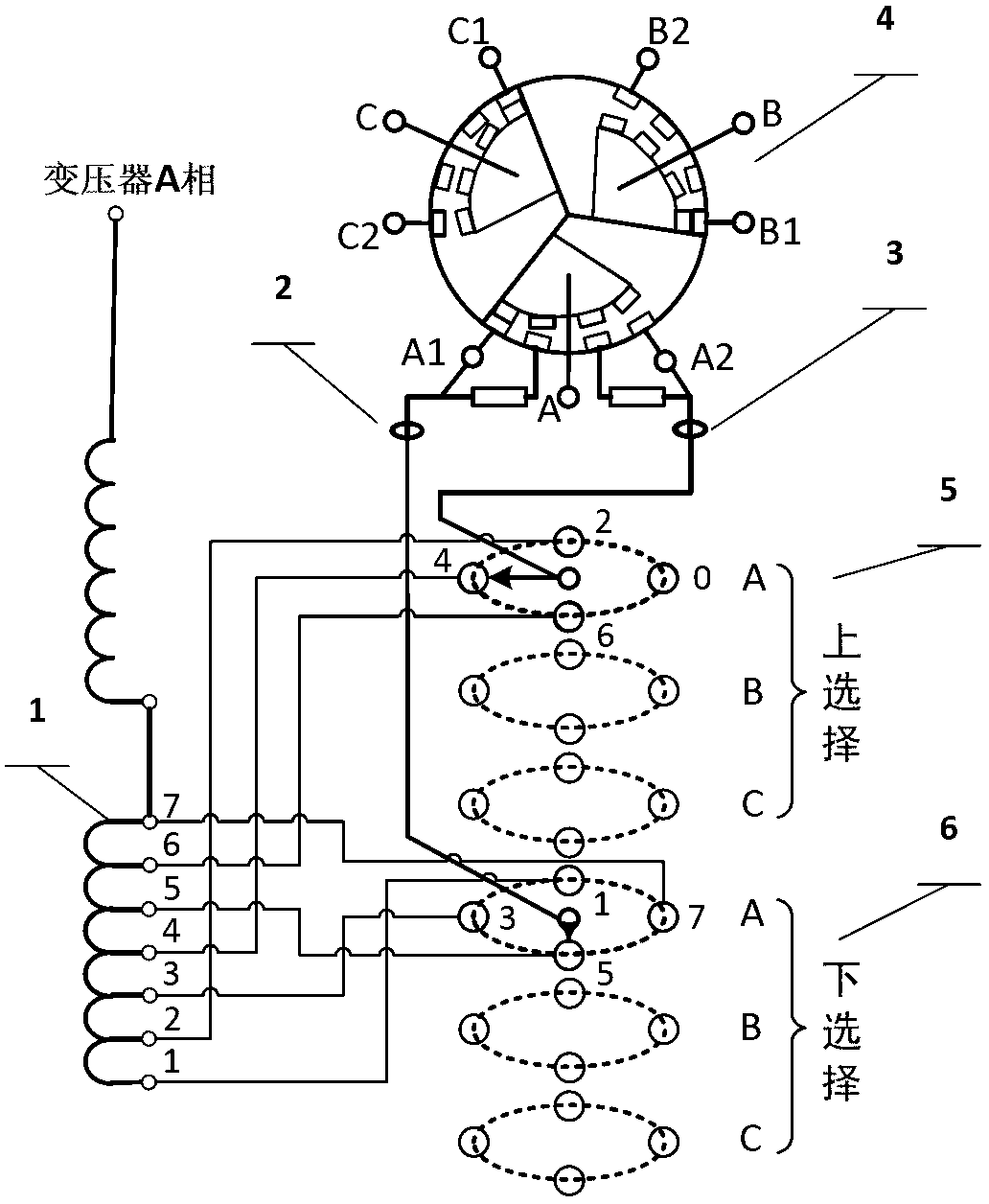 Current online monitoring integrated system of on-load tap changer