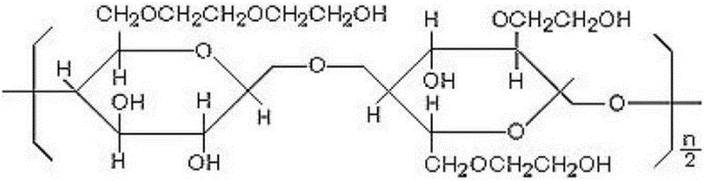 Hydrogen-bond-crosslinked type water-in-water multicolor paint and preparation method thereof