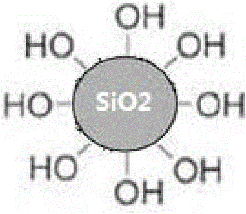 Hydrogen-bond-crosslinked type water-in-water multicolor paint and preparation method thereof