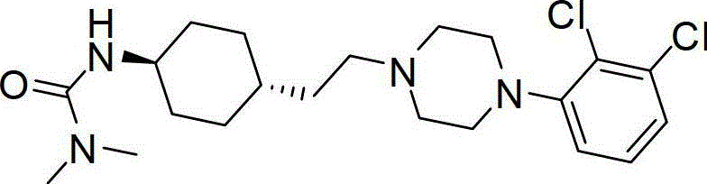 Cyclohexane amine compounds and their application as anti-schizophrenia drugs