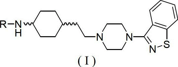 Cyclohexane amine compounds and their application as anti-schizophrenia drugs