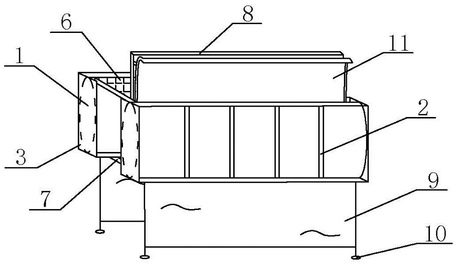 Blue-green algae collecting floating dam enclosure device