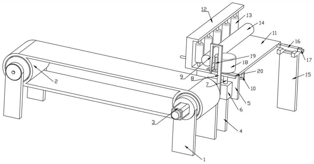 Cutting equipment for roll-shaped non-woven fabric