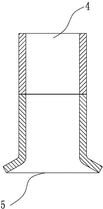 Liquid reservoir air inlet and outlet pipe and manufacturing method as well as application thereof