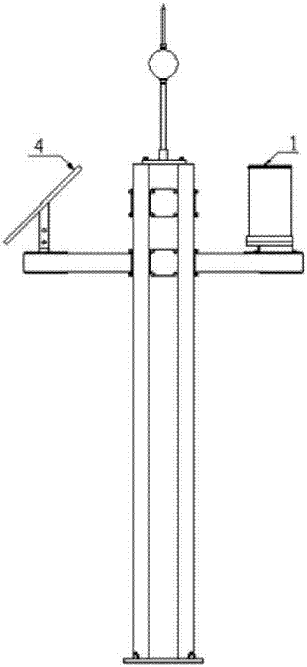 Online water and soil conservation monitoring device and method