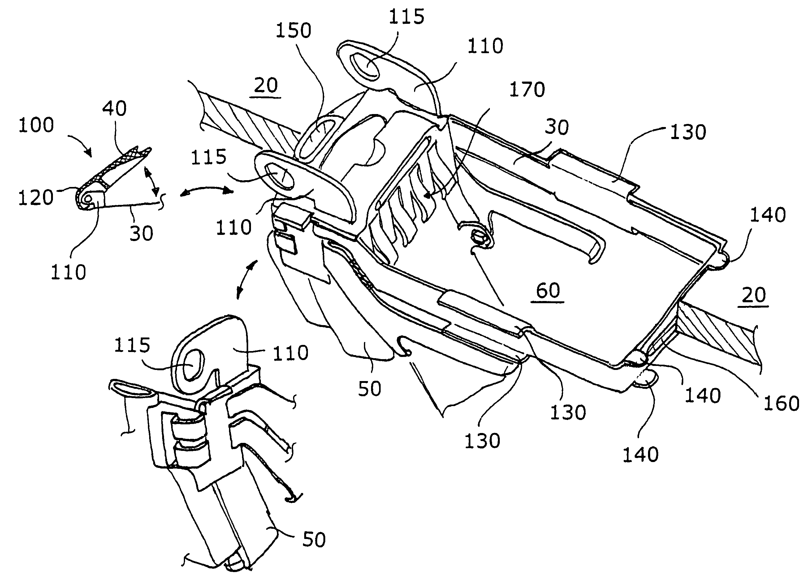 Miniature hearing aid insert module