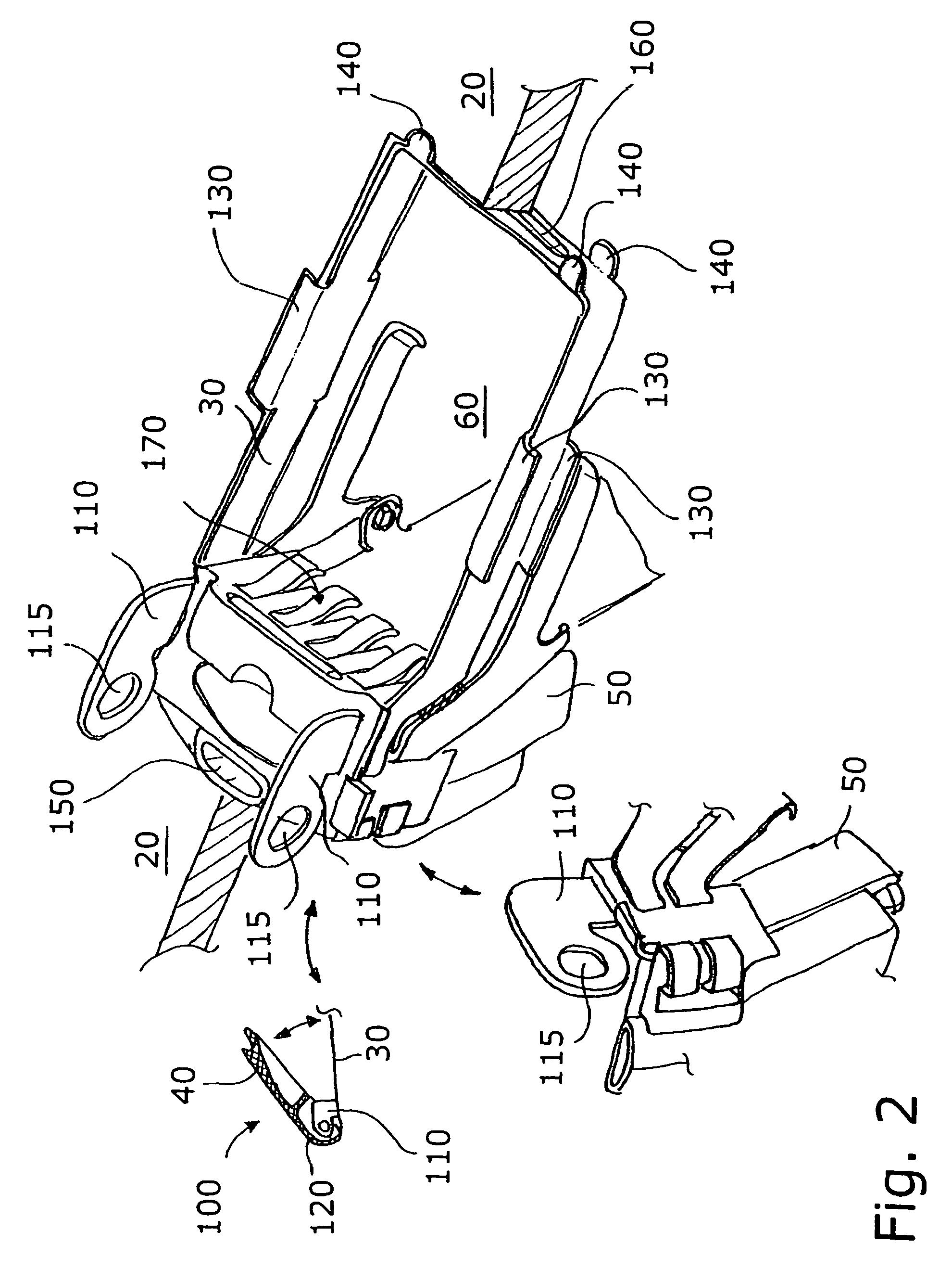 Miniature hearing aid insert module