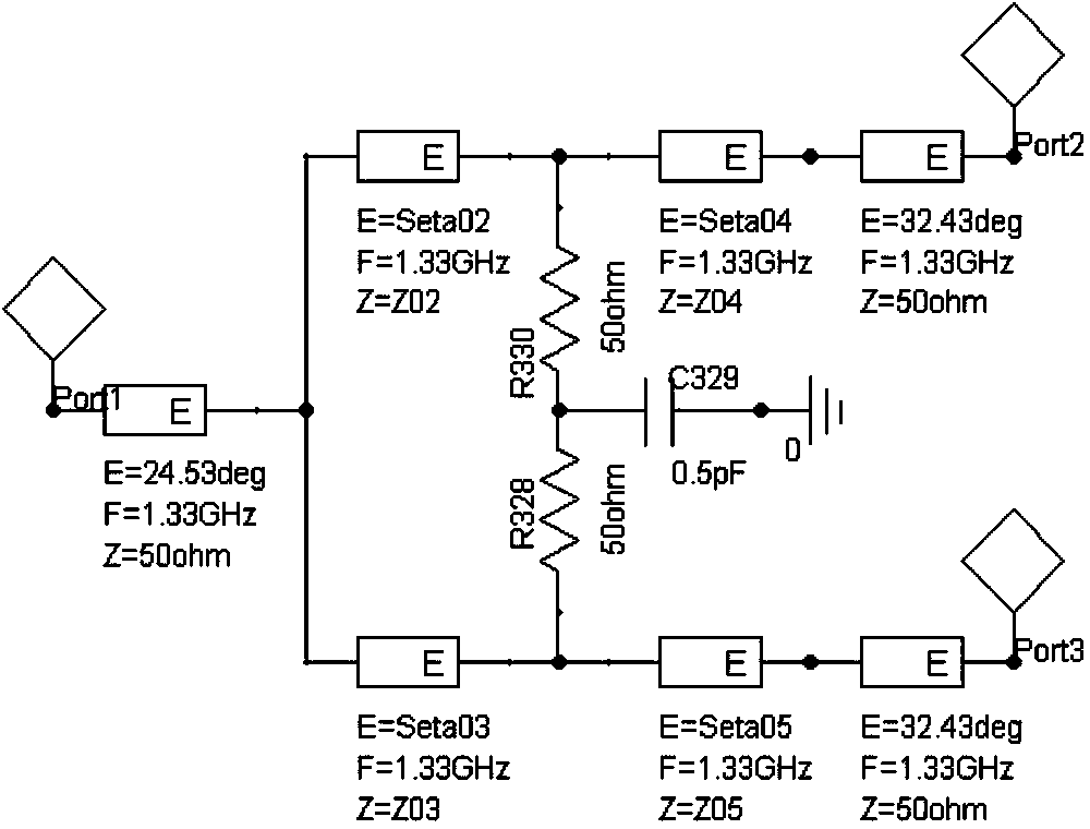 High-power isolation resistor of microwave power divider and design method of isolation resistor