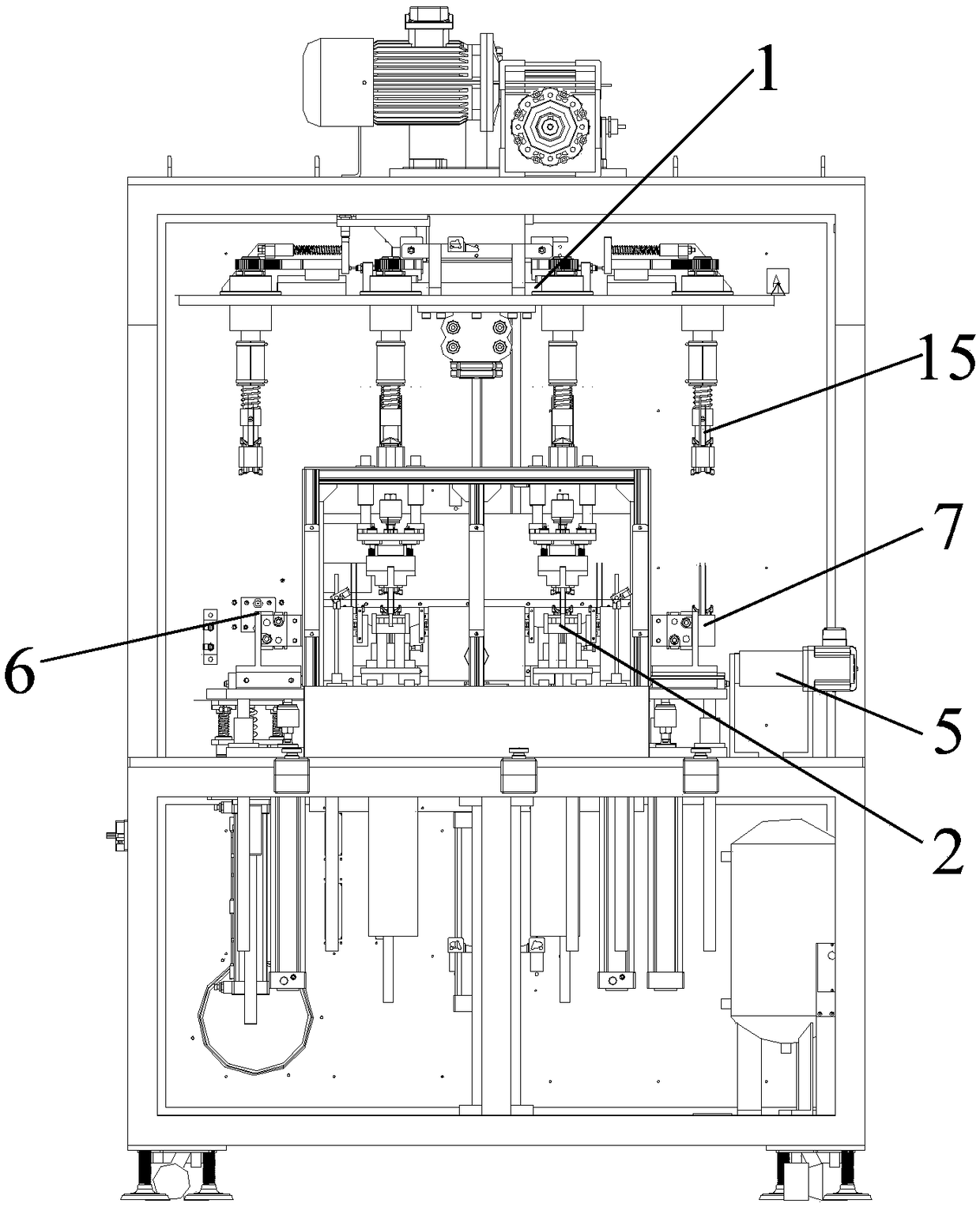 Automatic powder spraying device for stator coil