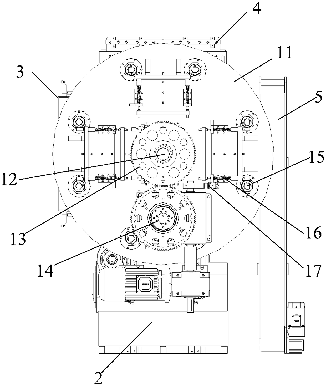 Automatic powder spraying device for stator coil