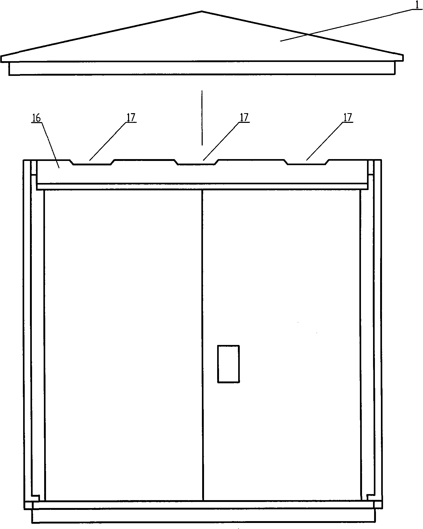 Computer-aided design method for premounting transformer substation air vent