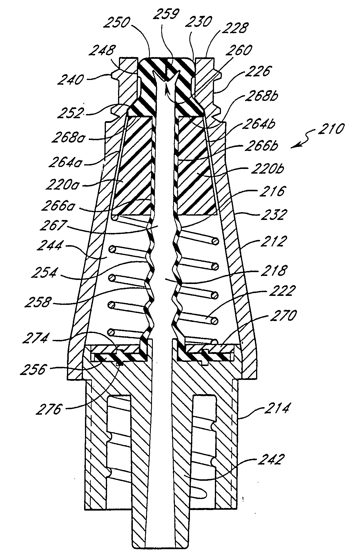 Positive flow valve