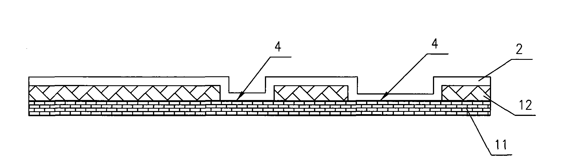 Euphotic visible anti-counterfeiting label, process method thereof and special imprint device