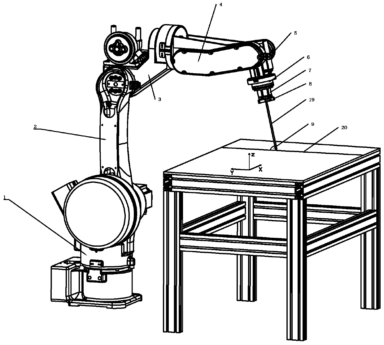 Arcing control device and method for robot welding