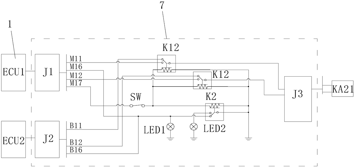 Engine electronic control redundant system