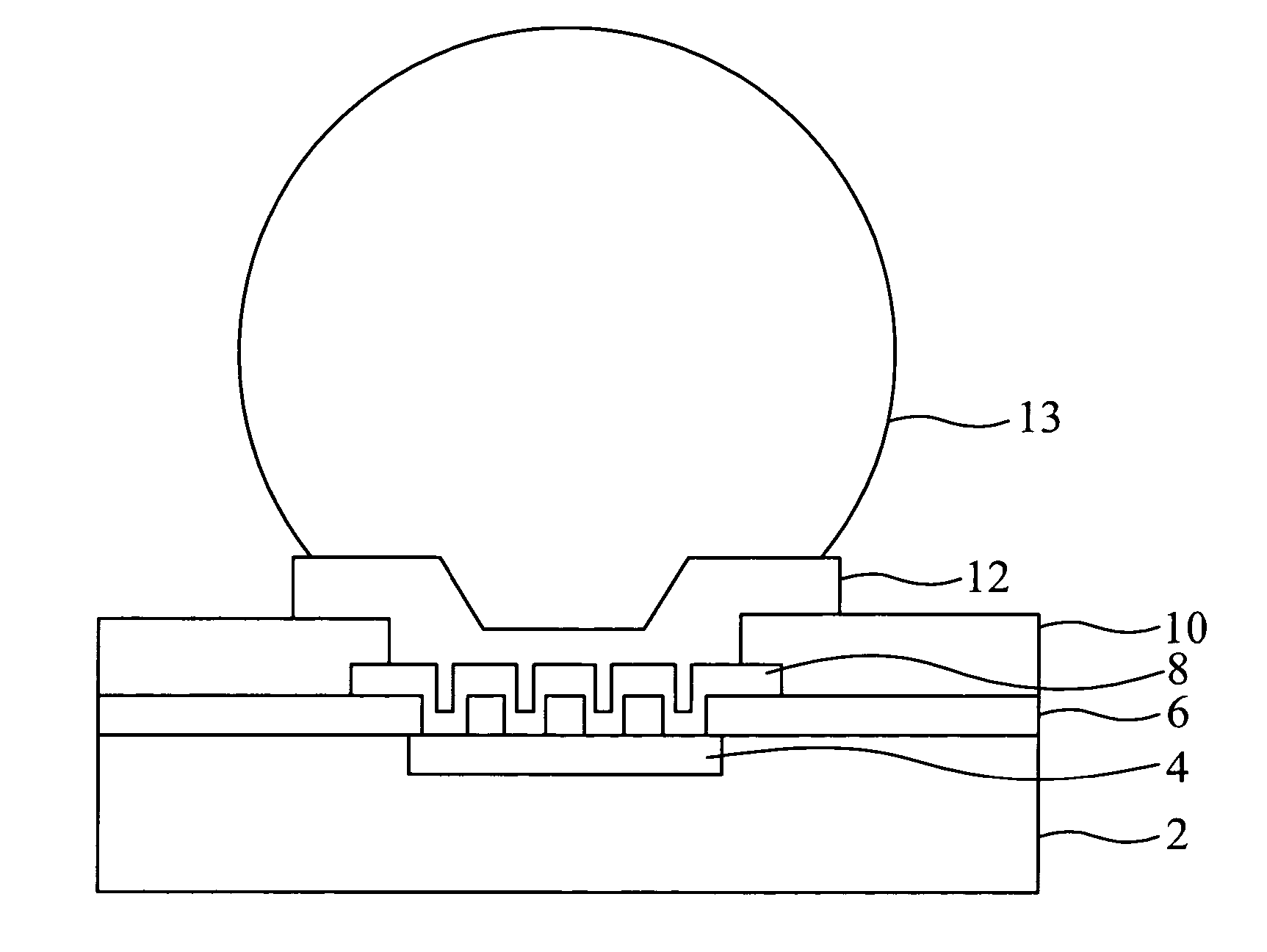 Method for forming high reliability bump structure