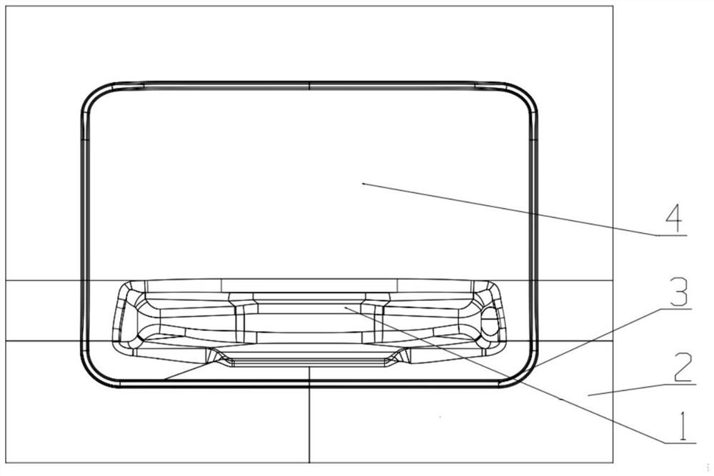 Forming method for battery box upper cover