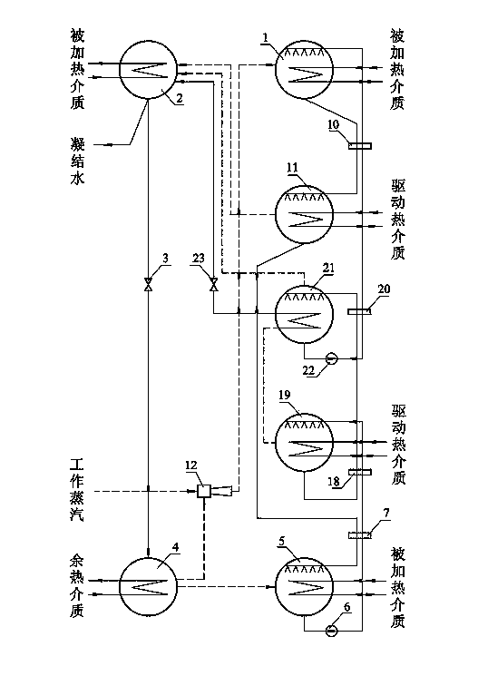 Double-regeneration heat pump cycle