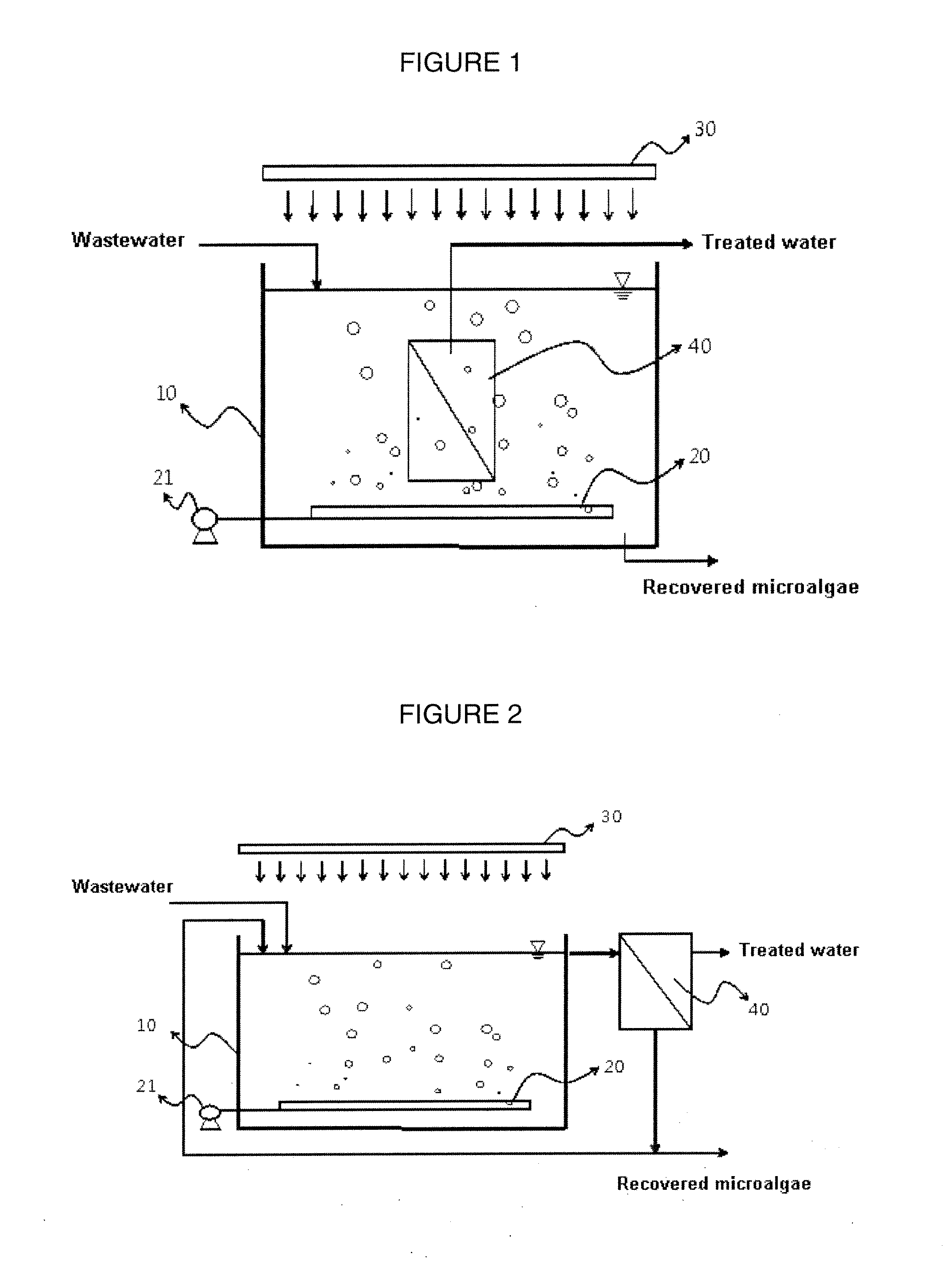 Device for Treating Wastewater Comprising Nitrogen and Phosphorus and a Method for the Same